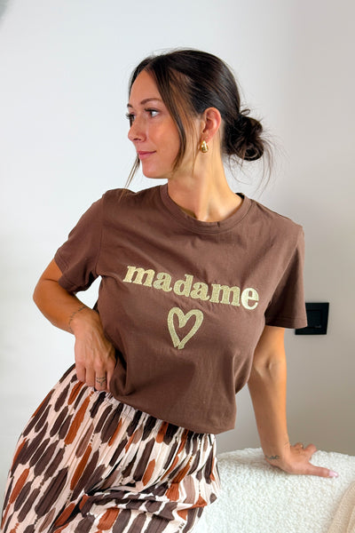 T-Shirt " Madame" Choco (15265278624069)