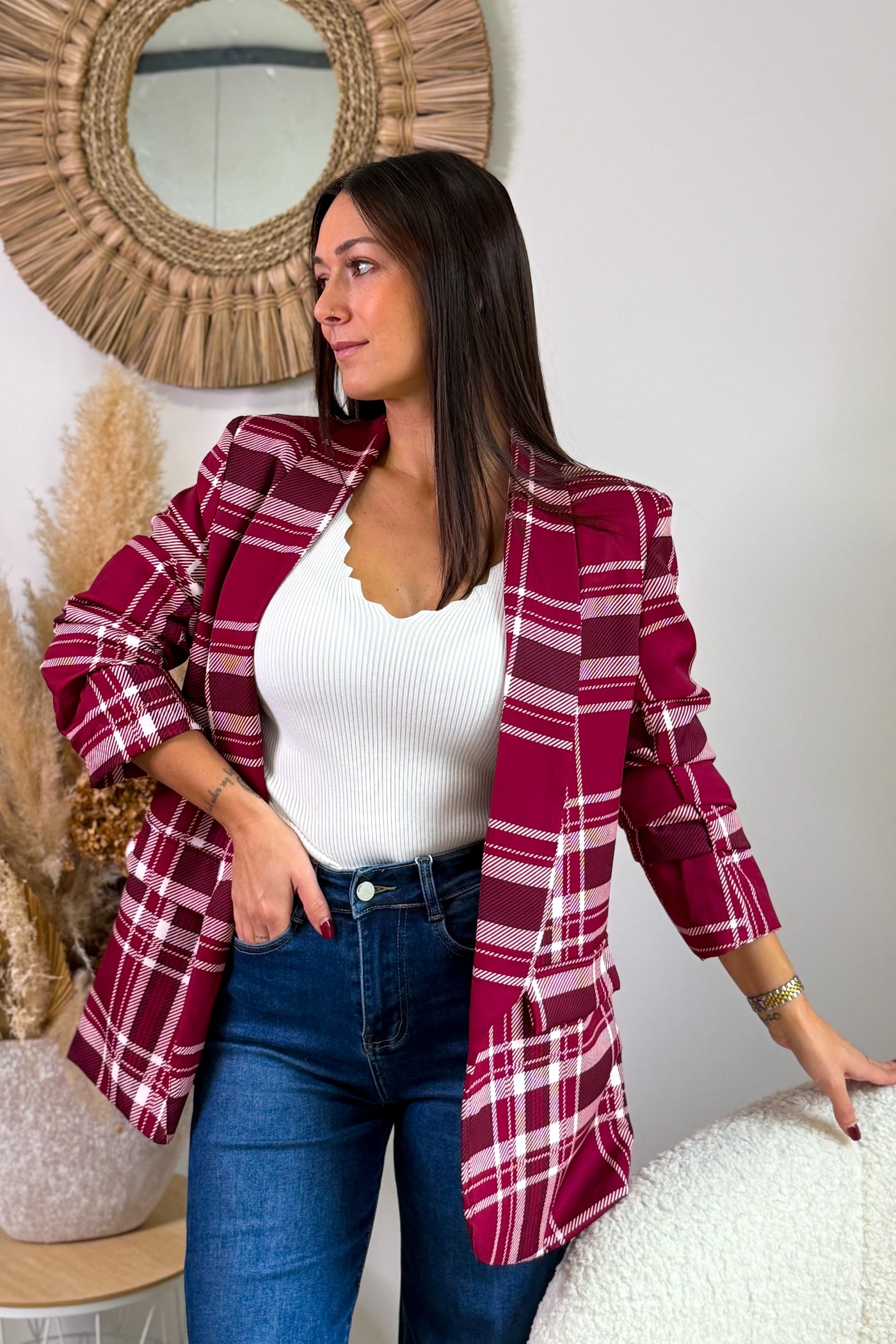 Blazer Thays Bordeaux