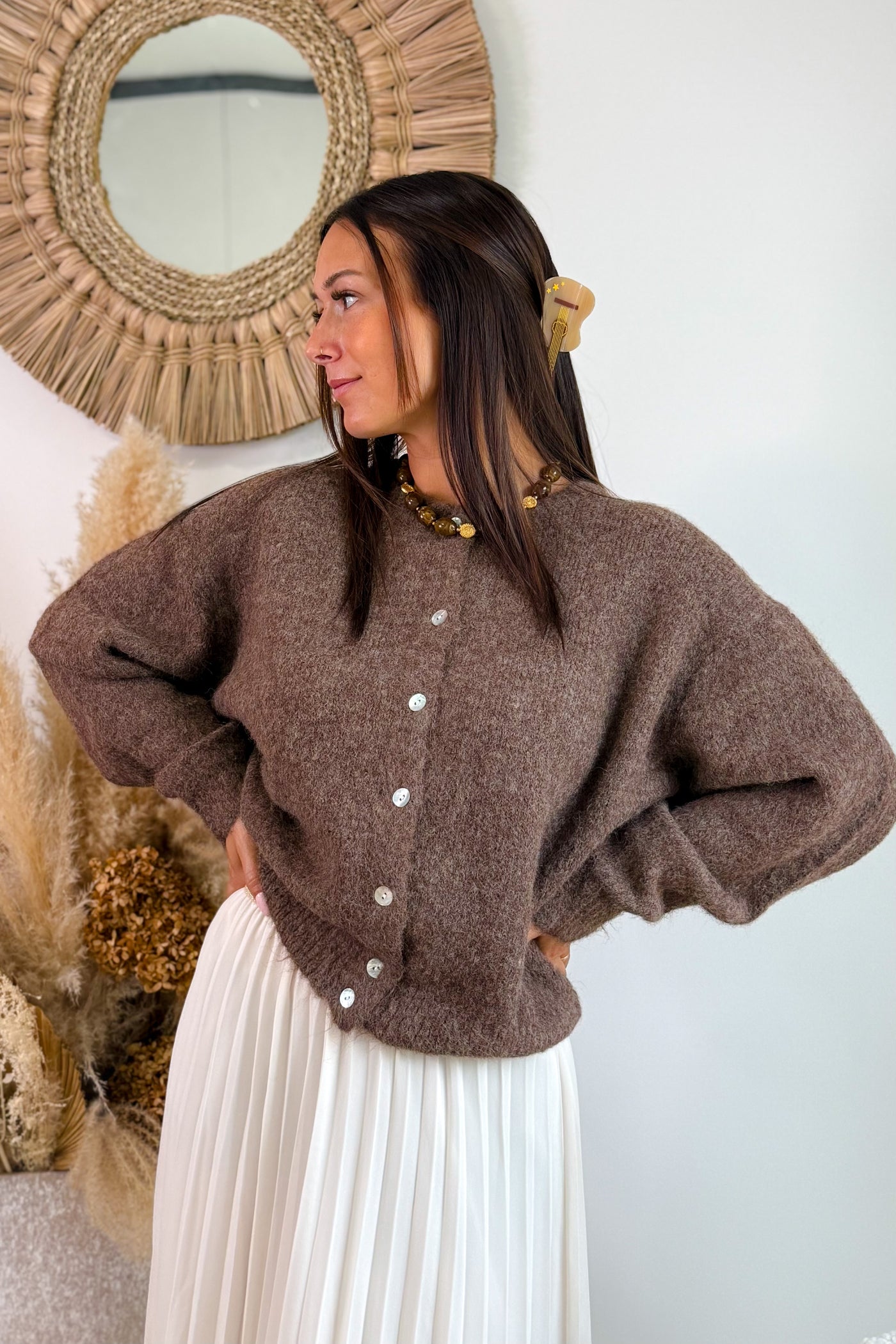 Gilet Bettina Marron (15255409688901)