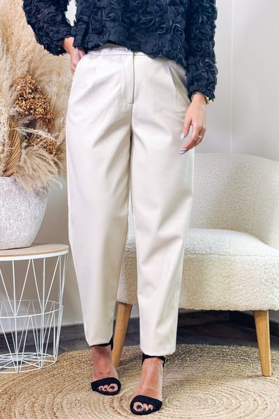 Pantalon Mynte Simili Beige Only (14836869857605)