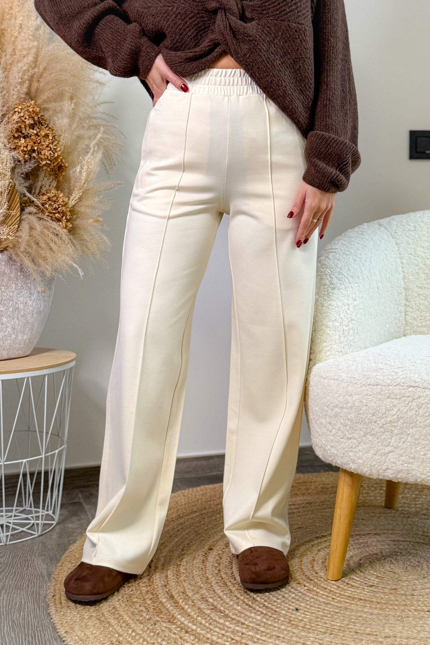 Pantalon Elise Ecru Garcia