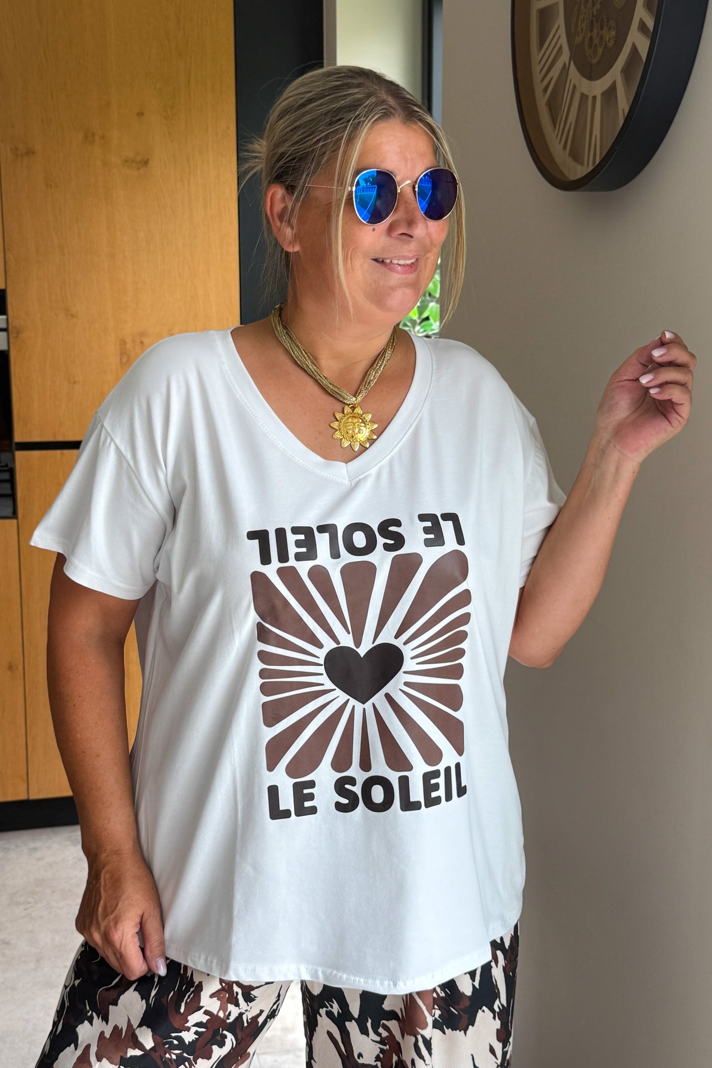 T-Shirt " Le Soleil" Choco GT (15260671213893)