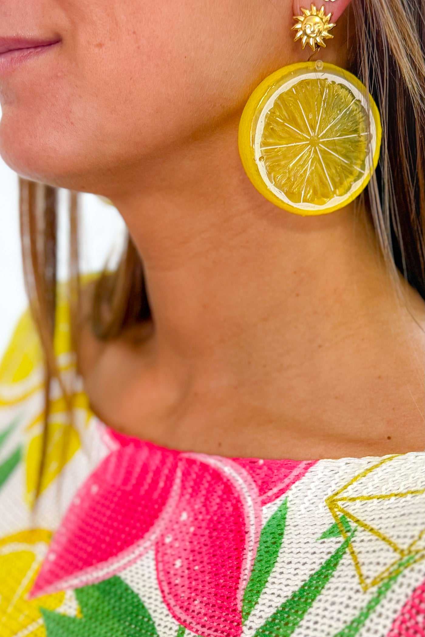 Boucles d'oreille Citron Soleil (15046784844101)