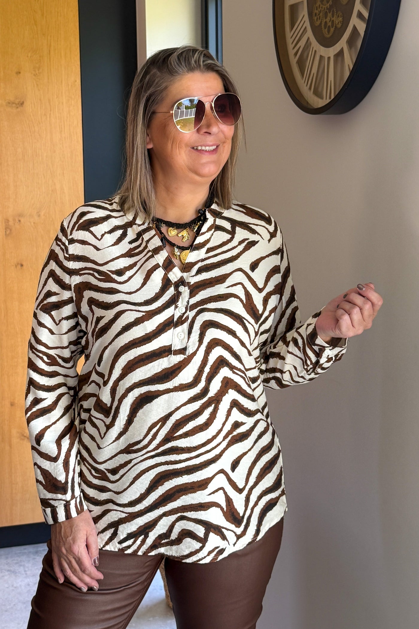 Chemisier Anastasie Brun GT