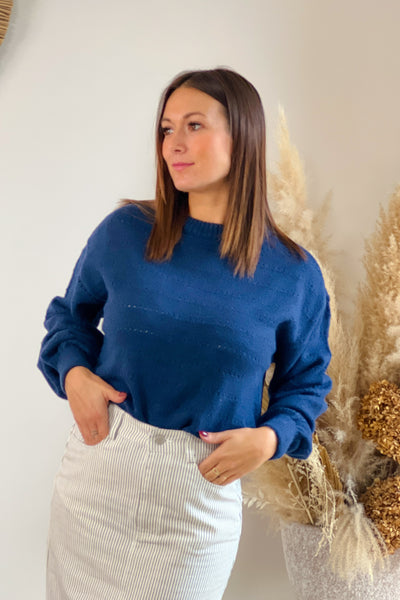 Pull Lita Bleu Marine Only (8722047598917)