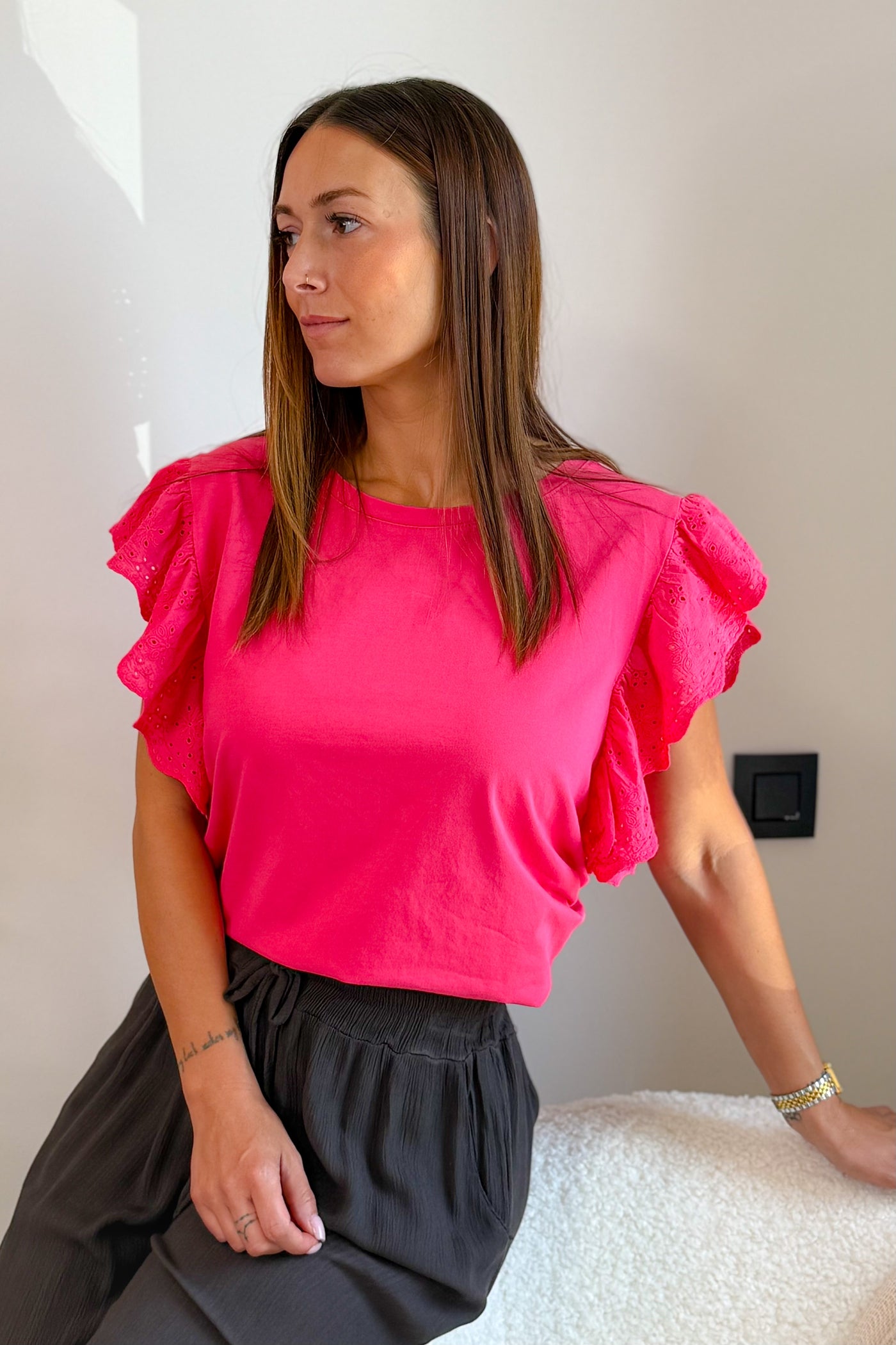 T-Shirt Lenzia Framboise (15126810067269)