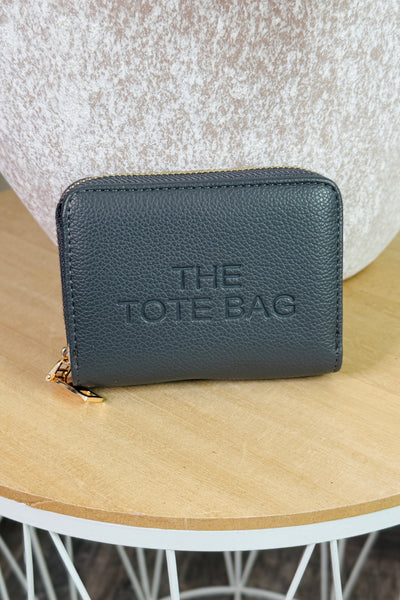 Portefeuille Tote Bag Petit Modèle Gris Anthracite (15266170536261)