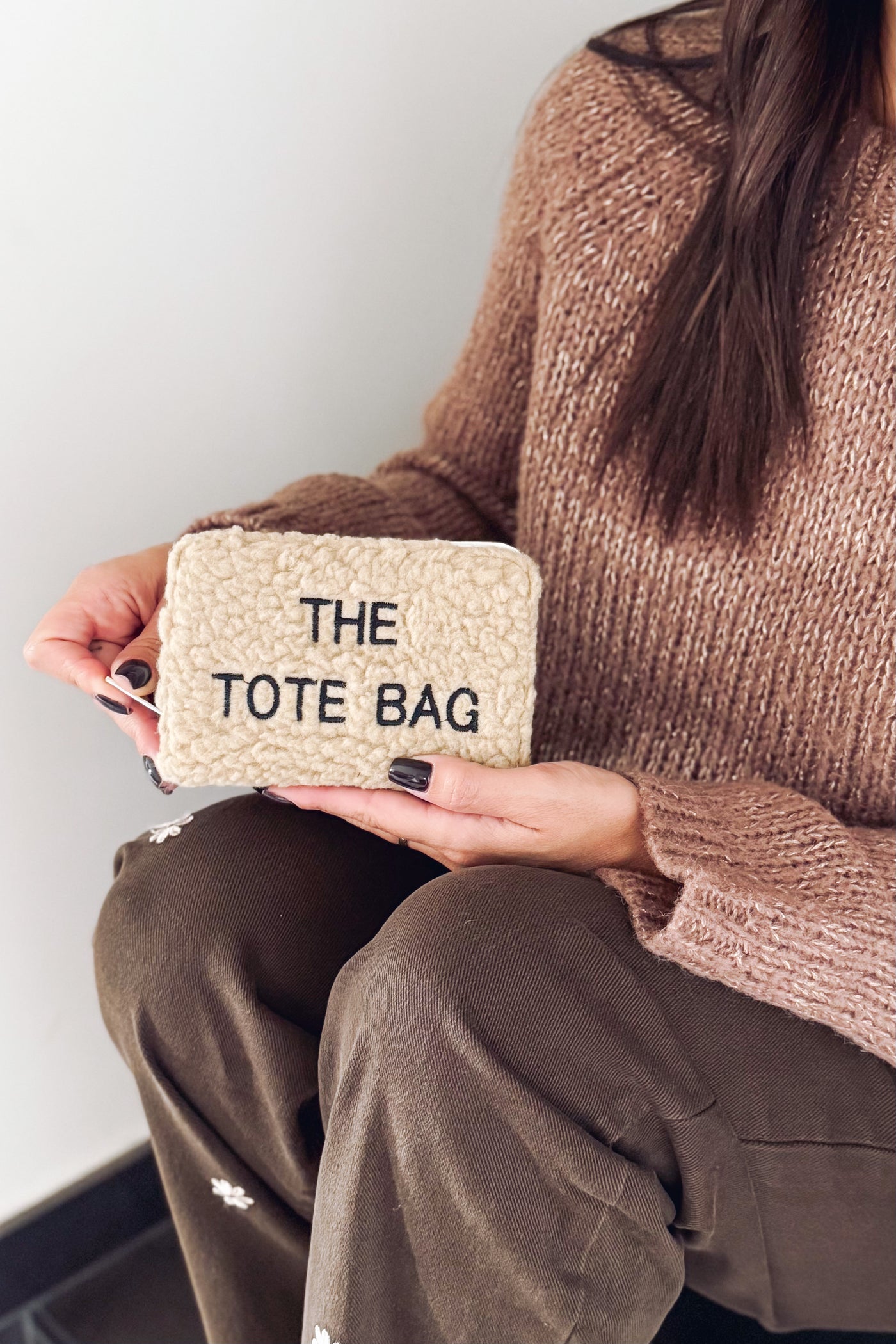 Portefeuille  Tote Bag Moyen Teddy Beige