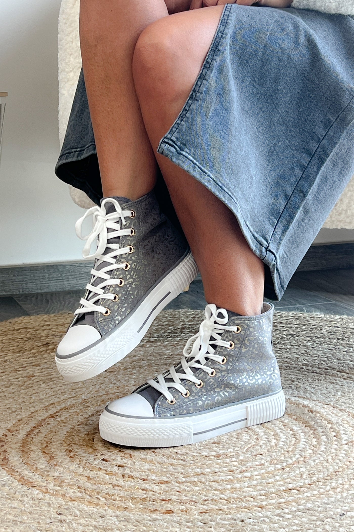 Style Converse Compensée Gris Léopard (9645339771205)