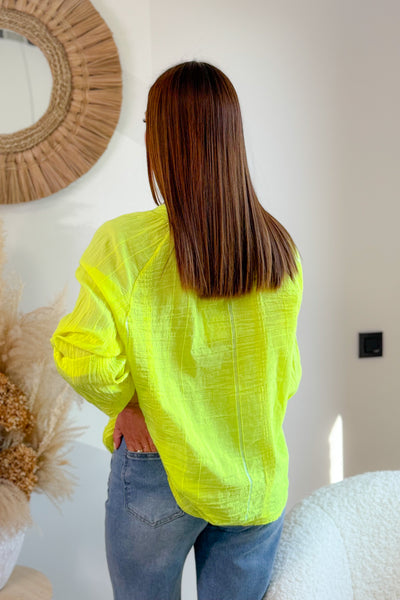 Chemisier Nelly Jaune Fluo (15054564819269)