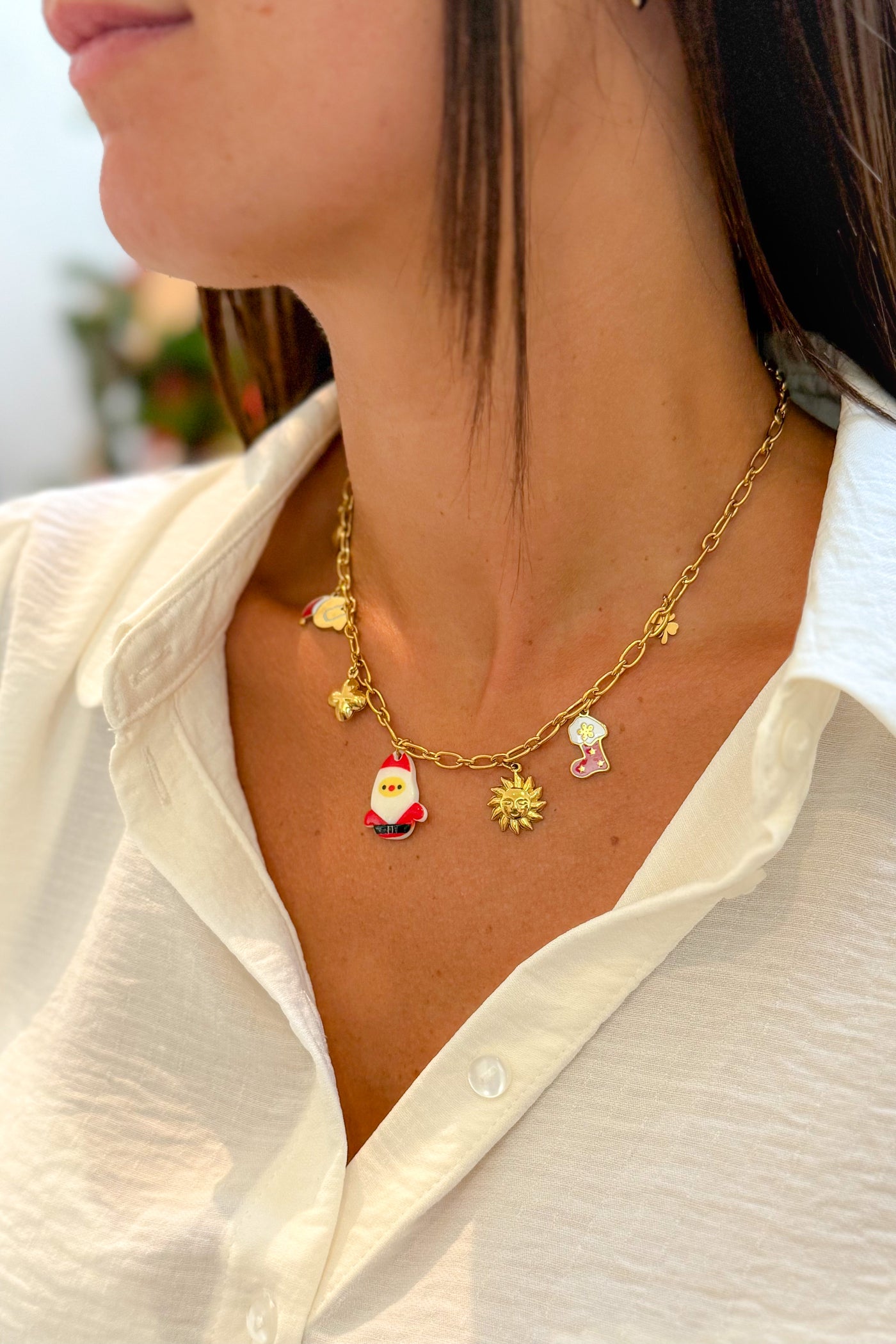 Collier De Noël Gros Père Noël