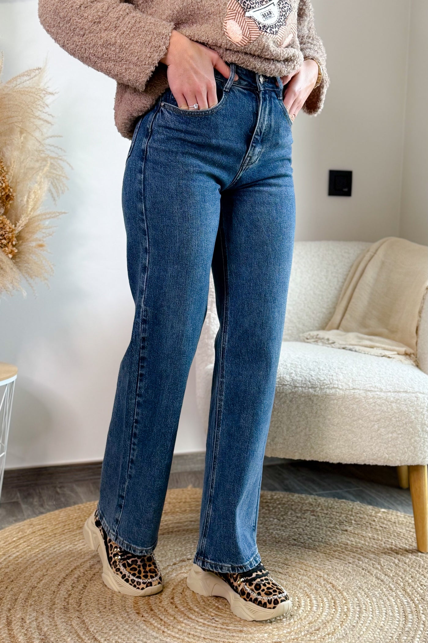 Jeans Wide Leg Y5333 Bleu