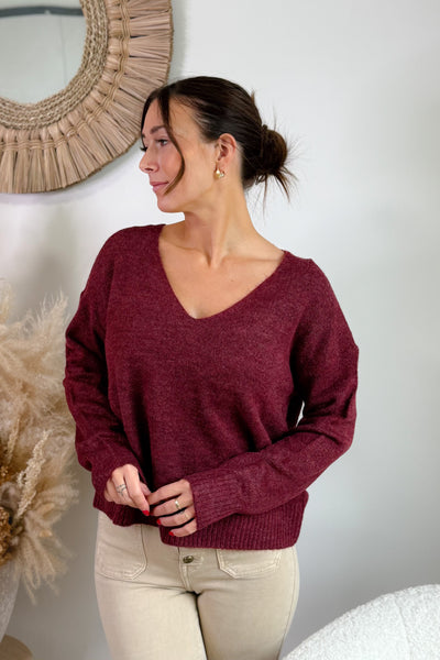 Pull Elanora Bordeaux JDY (15314281496901)