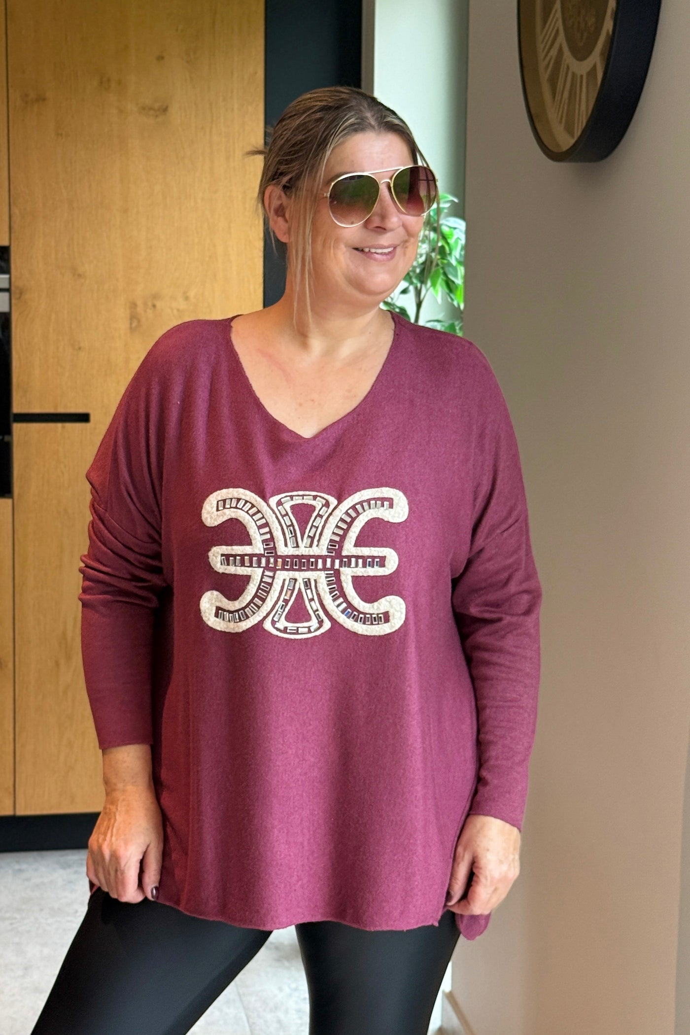 Pull Anouck Bordeaux GT