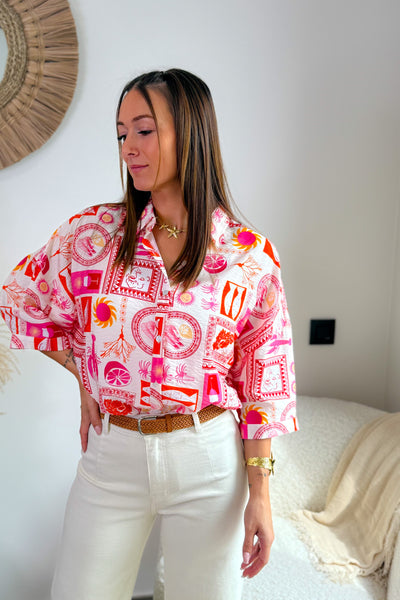Chemise "Sardines" Rose (15104085066053)