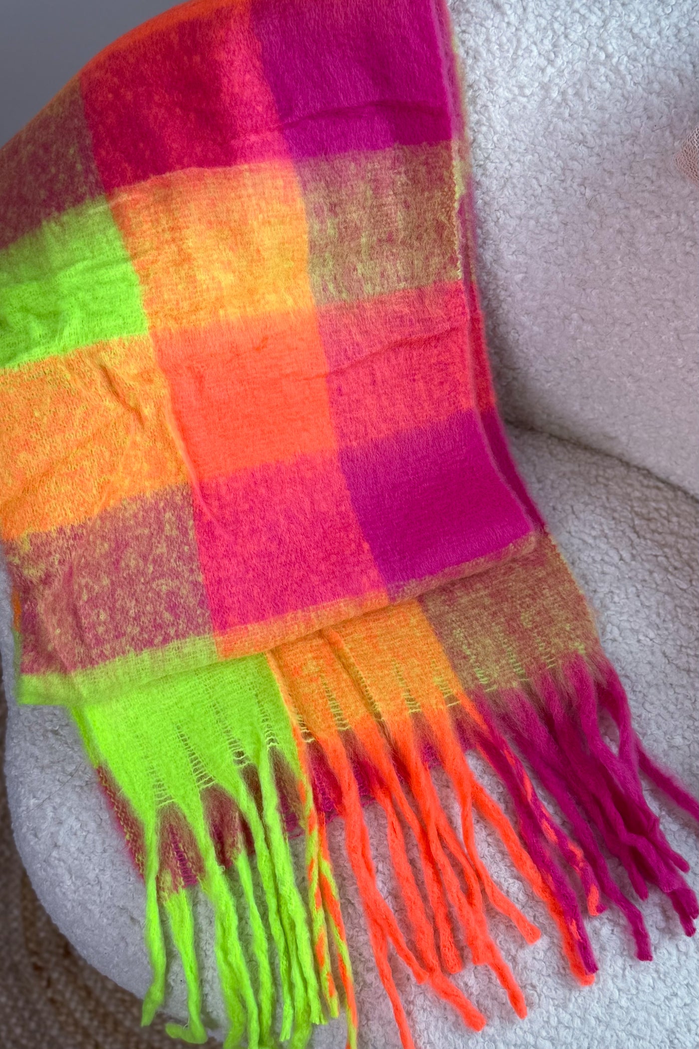 Echarpe Brandie Orange Fluo