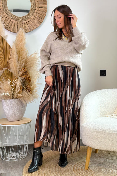 Pull Lucilla Taupe Lurex Only (15297589412165) (15297591181637)