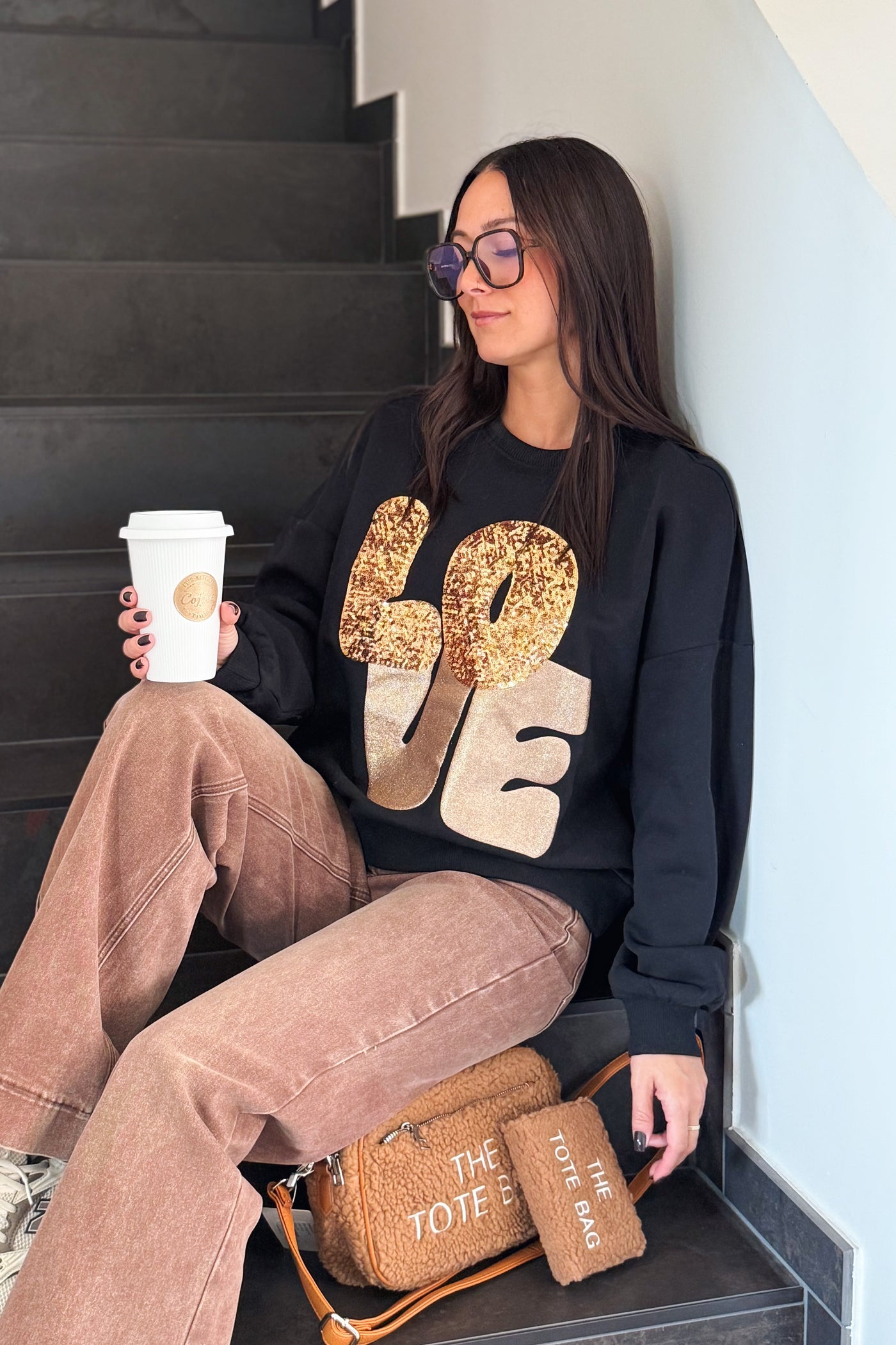 Sweat Lally Noir Only