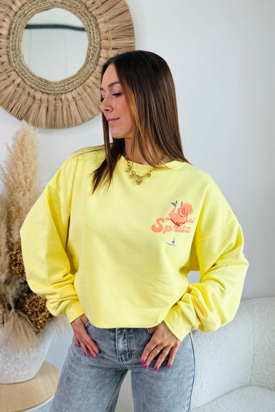 Sweat "Spritz" Jaune (15038289412421)