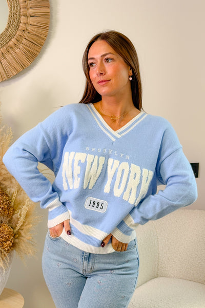 Pull "New York" Bleu (14852140794181)