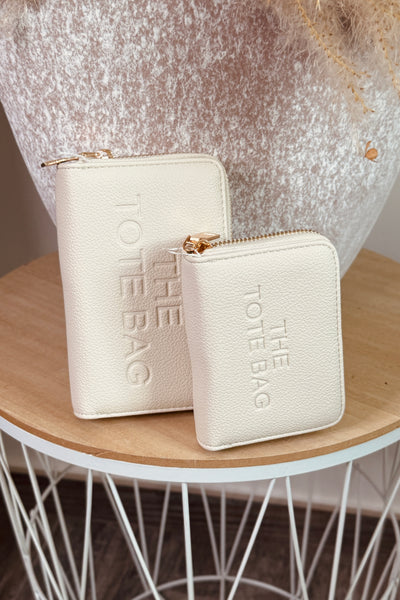 Portefeuille Tote Bag Petit Modèle Beige (15266173354309)