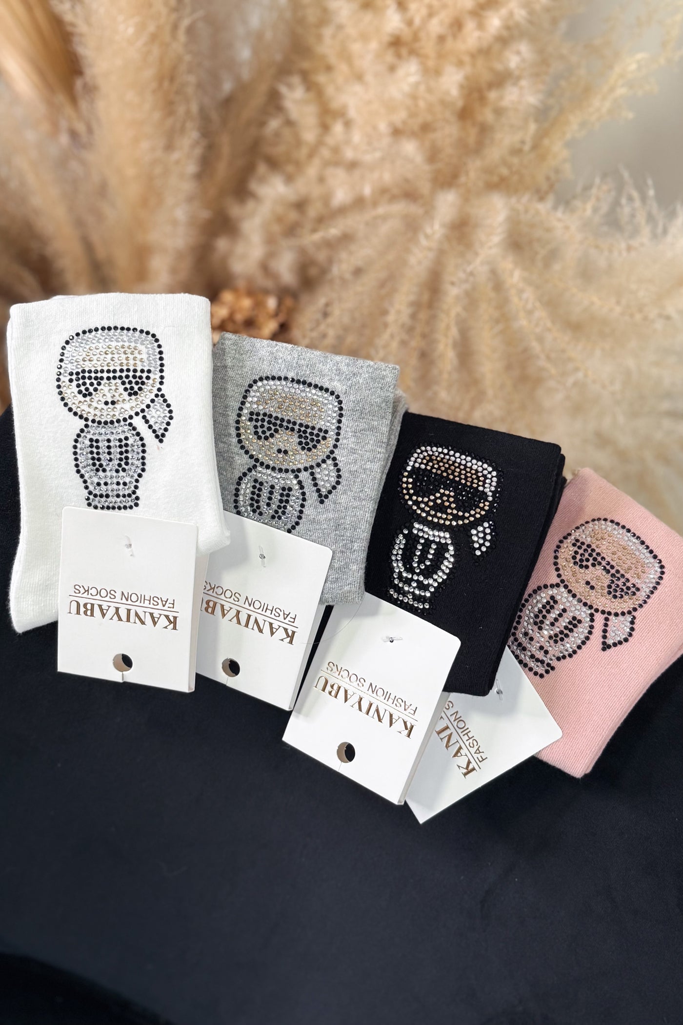 Chaussettes Karline Rose