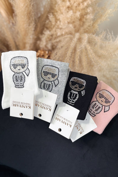 Chaussettes Karline Rose