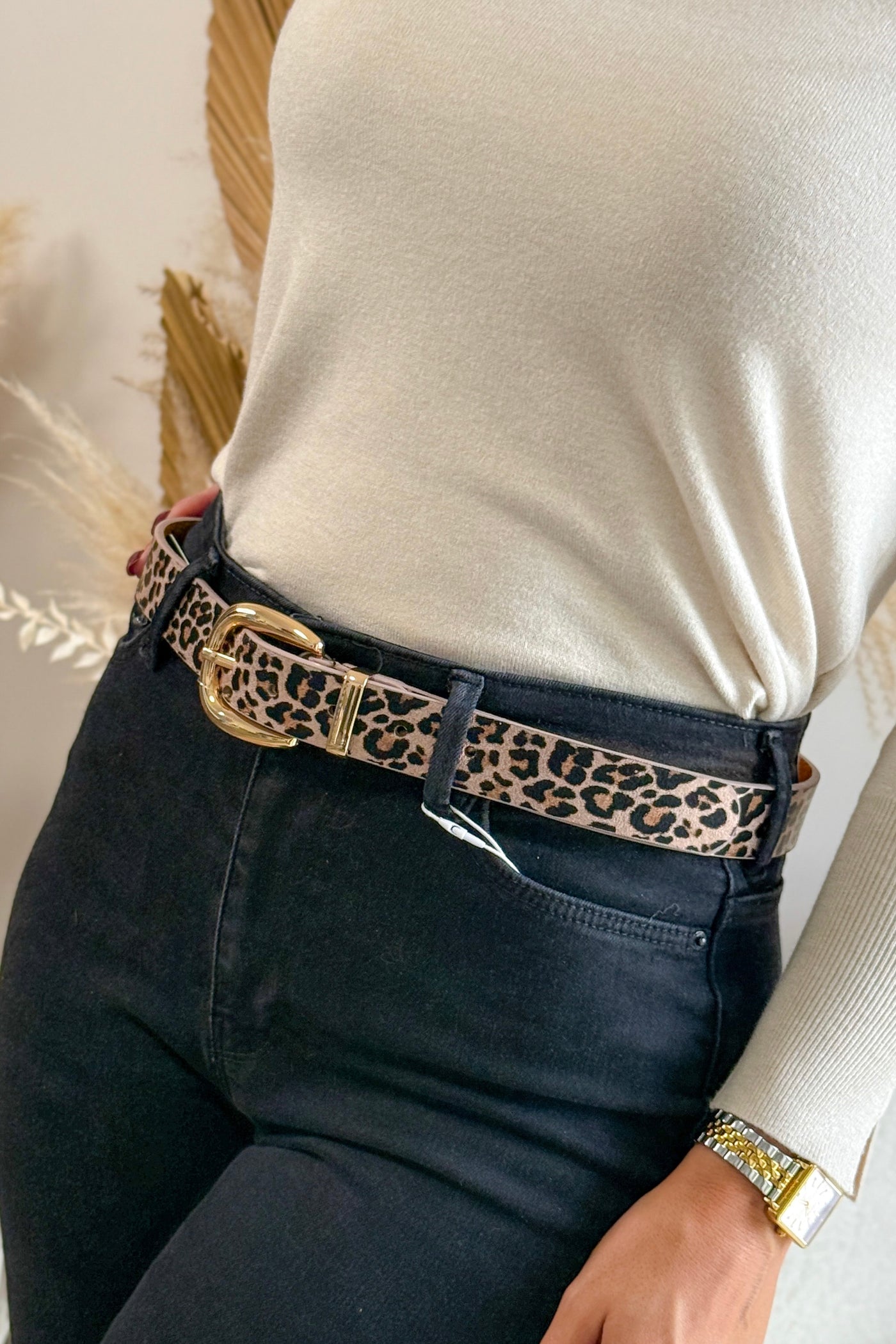 Ceinture Gaelle Léopard Taupe (9719881531717)