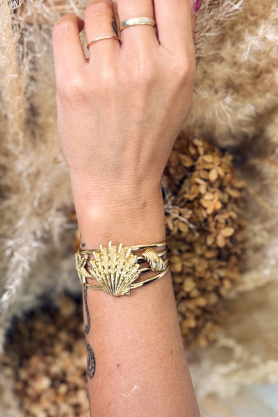 Bracelet Saint-Jacques Doré (15046743982405)