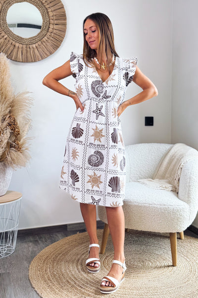 Robe Sini Blanc Gaze De Coton (15147883921733)