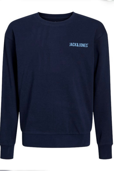 T-Shirt JJGROW Manches Longues Bleu Marine (8766435524933)