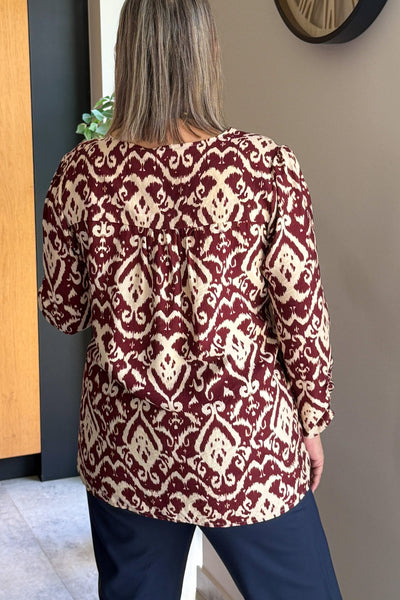 Chemisier Gwen Bordeaux GT