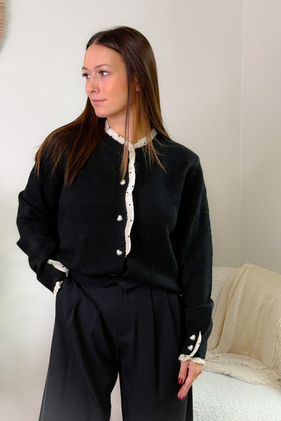 Gilet Françoise Noir (15344902013253)