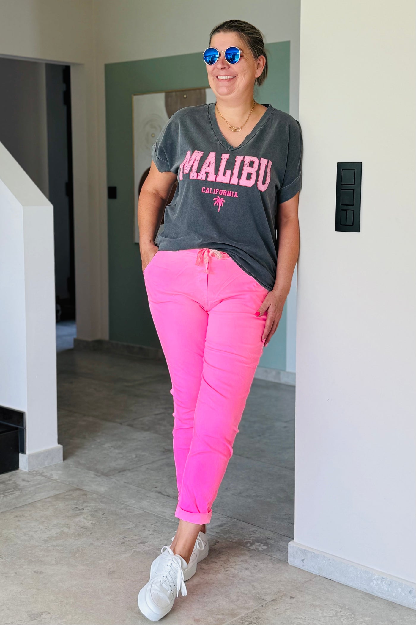 Pantalon Magique Rulietta Rose Fluo GT (15050432053573)