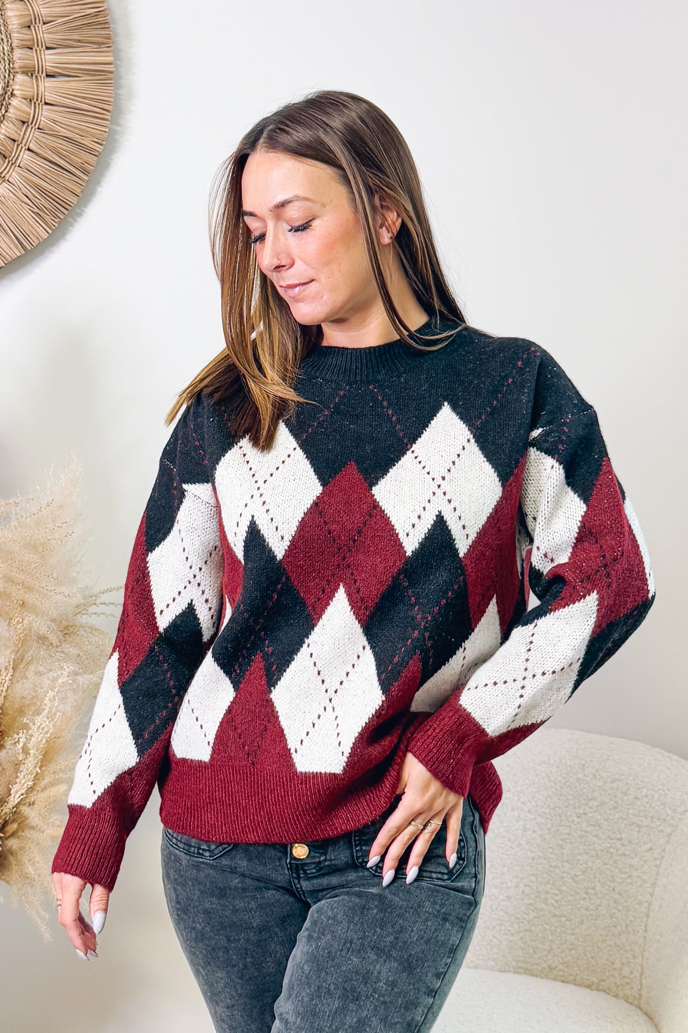 Pull Heidi Bordeaux (14836947747141)