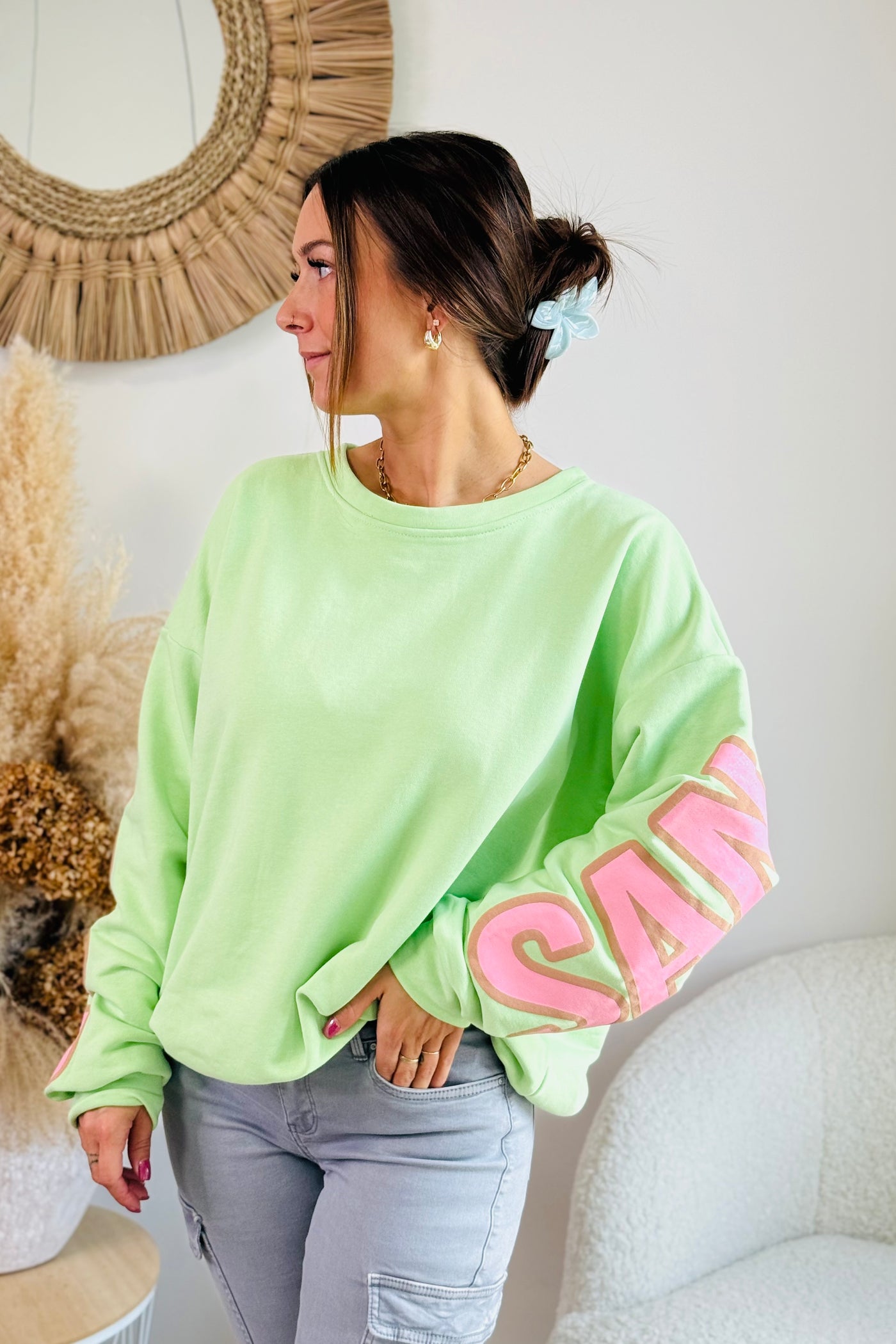 Sweat "Sans Francisco" Vert (15038298259781)
