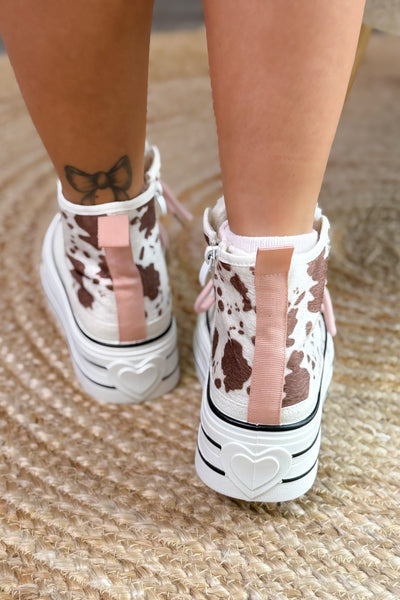 Style Converse Compensée Vache Poil Blanc (15314247254341)