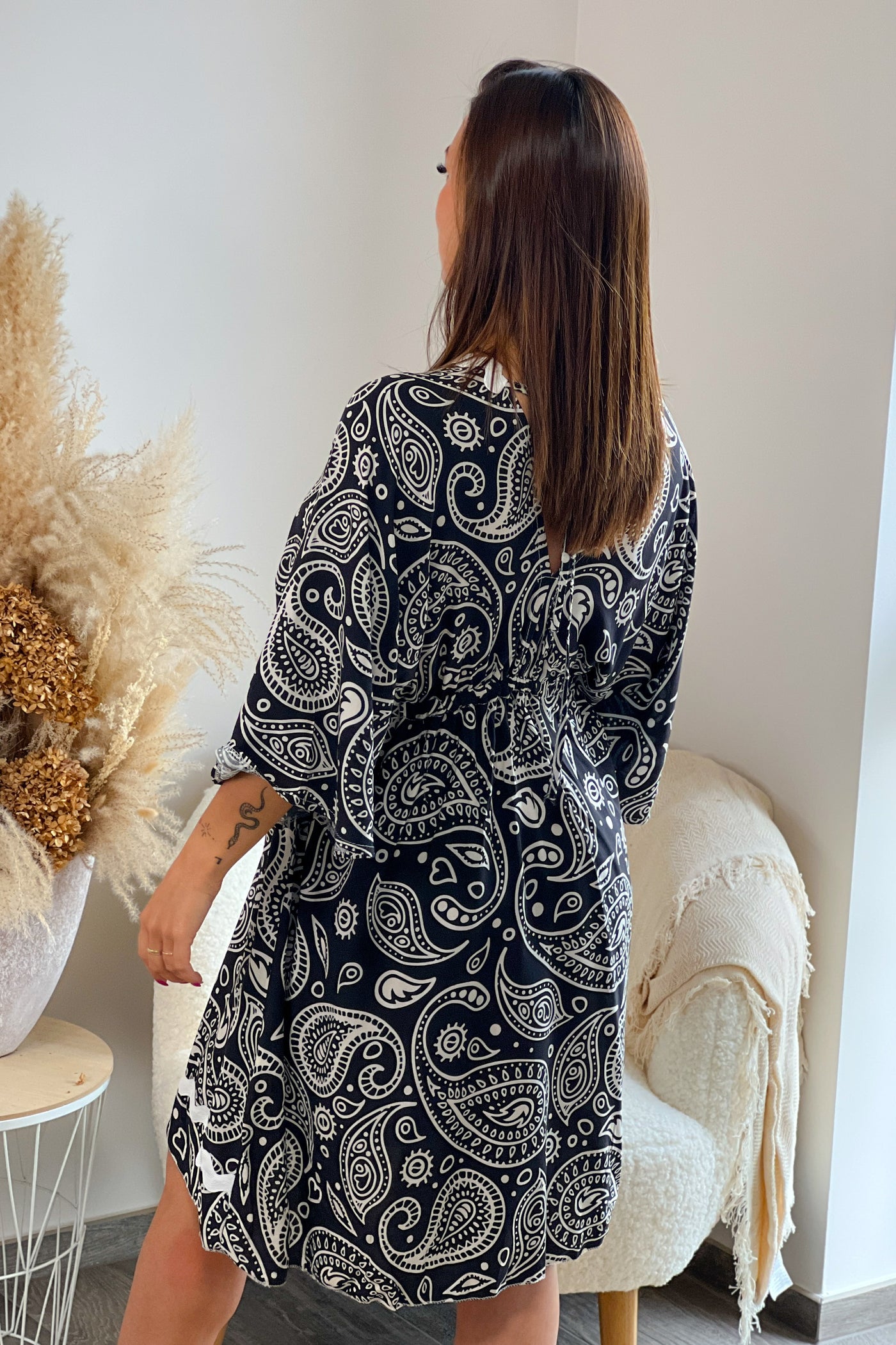 Robe Mylène Noir (9375652708677)