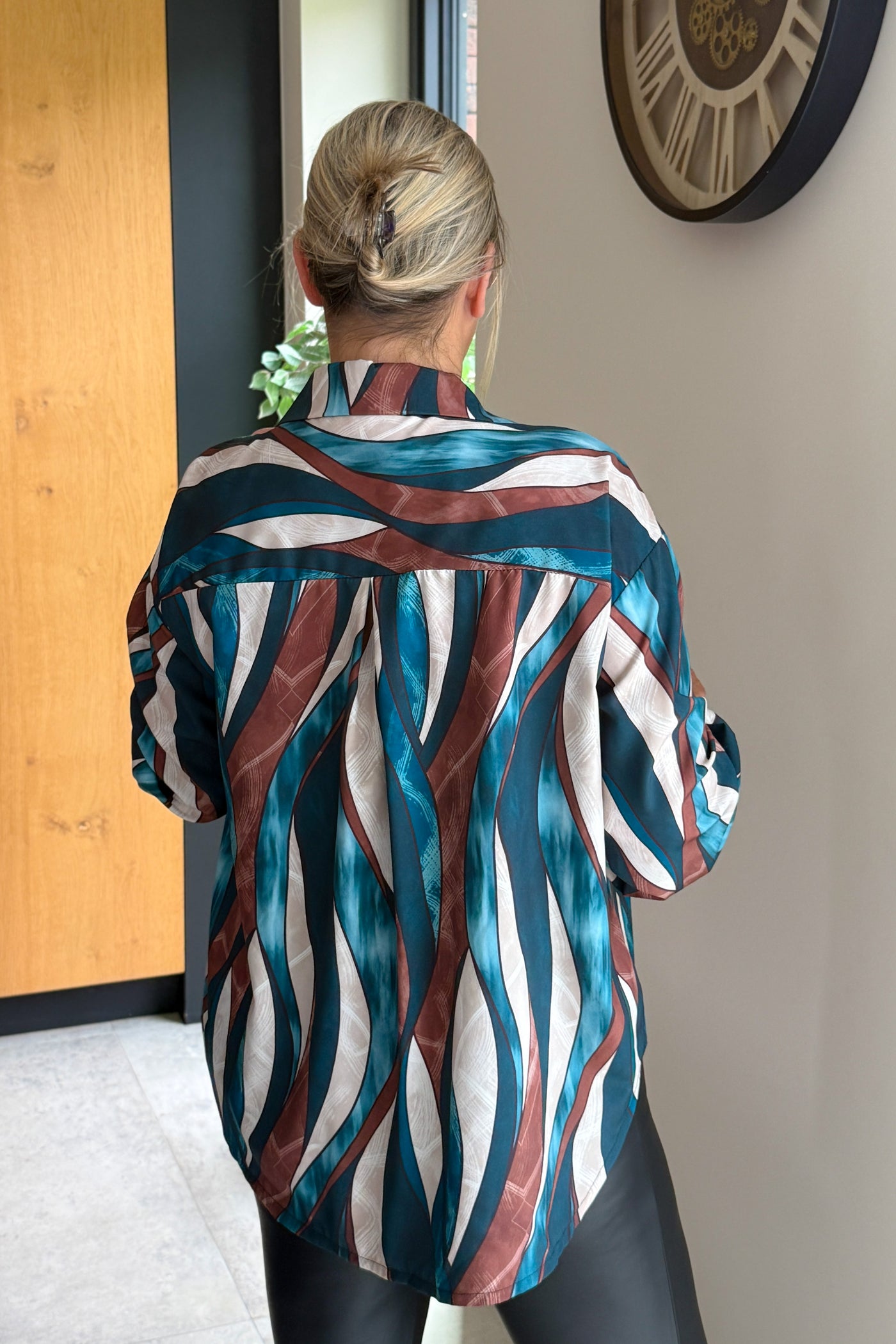 Chemisier Joy Bleu Canard GT