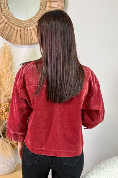 Veste Virginie Bordeaux Garcia