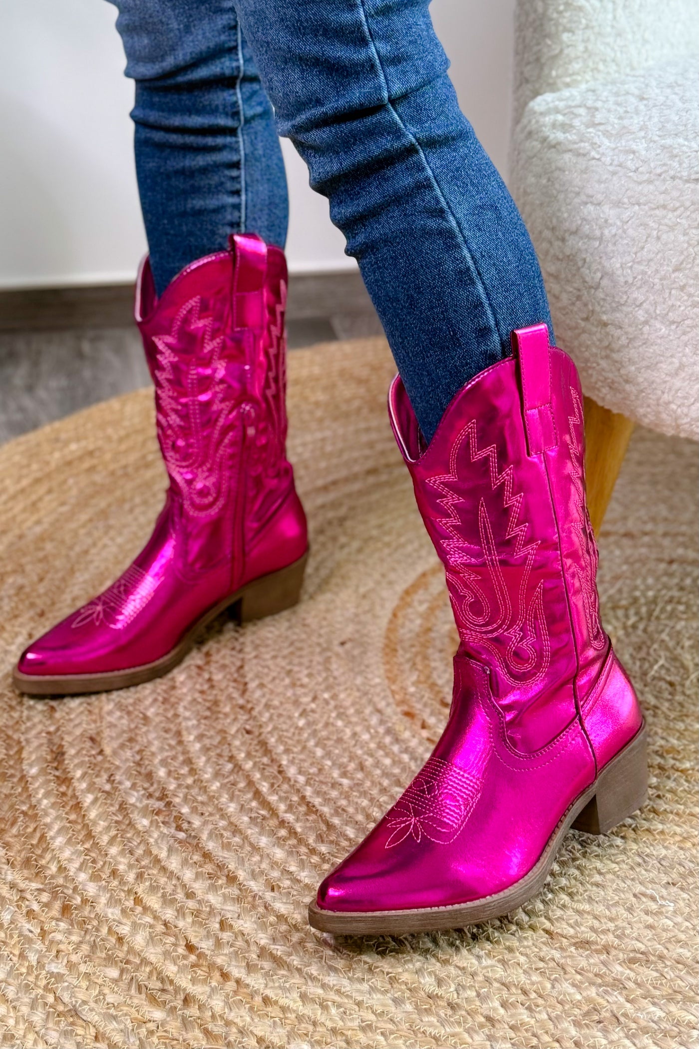 Botte Sinda Fuchsia métalisé (15314609504581)