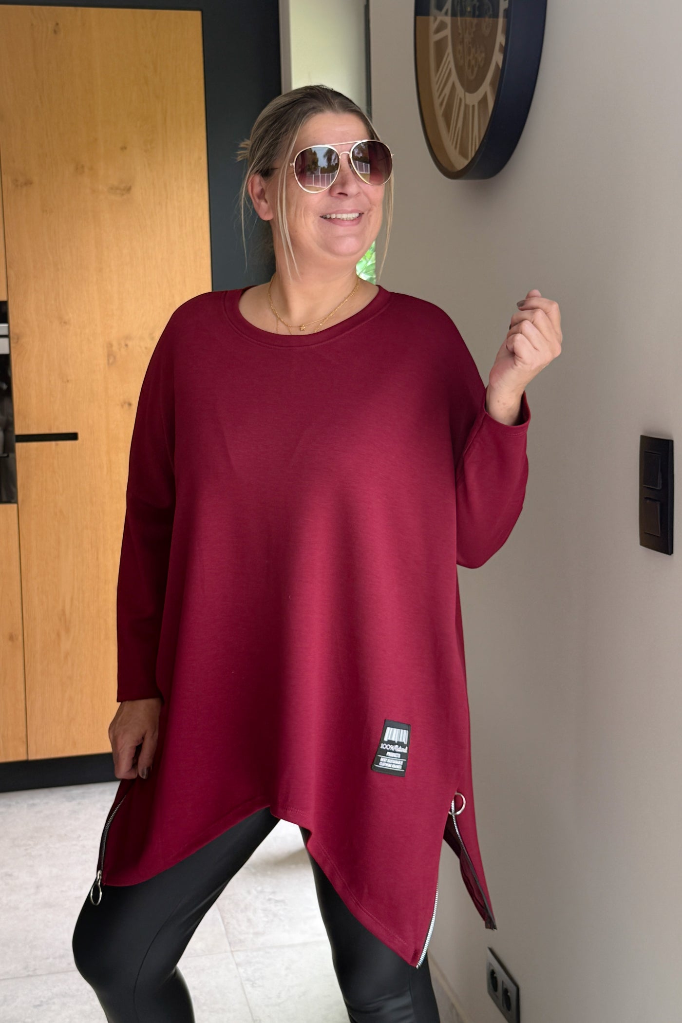 Sweat Cléo Bordeaux GT