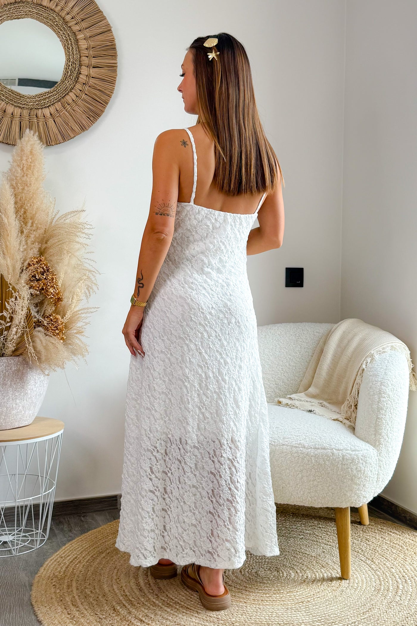 Robe longue Marcia Dentelle Blanche (15174827278661)