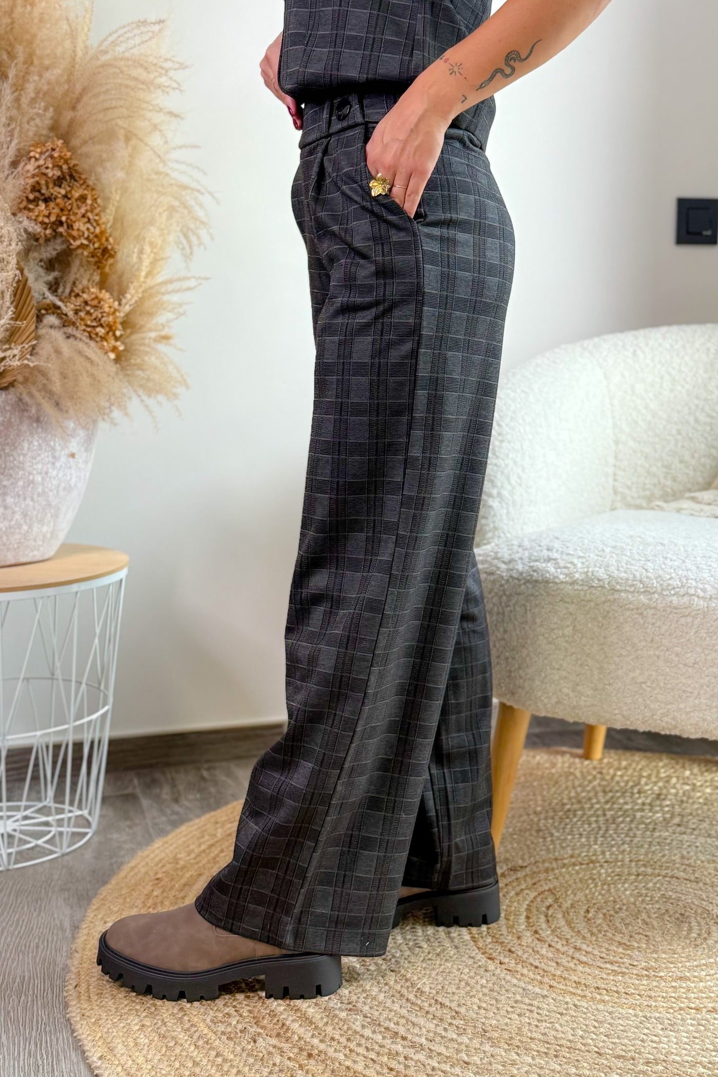 Pantalon Geggo Gris Anthracite JDY (15329404846405)