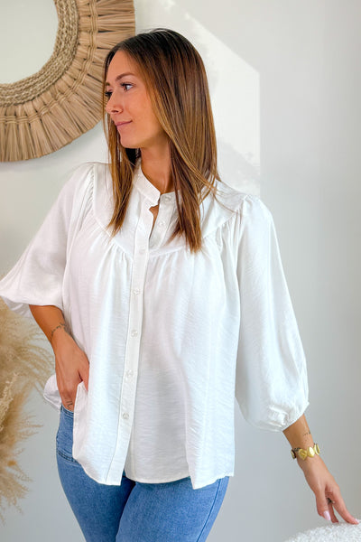 Chemise Aglaïne Blanc (15114511581509)
