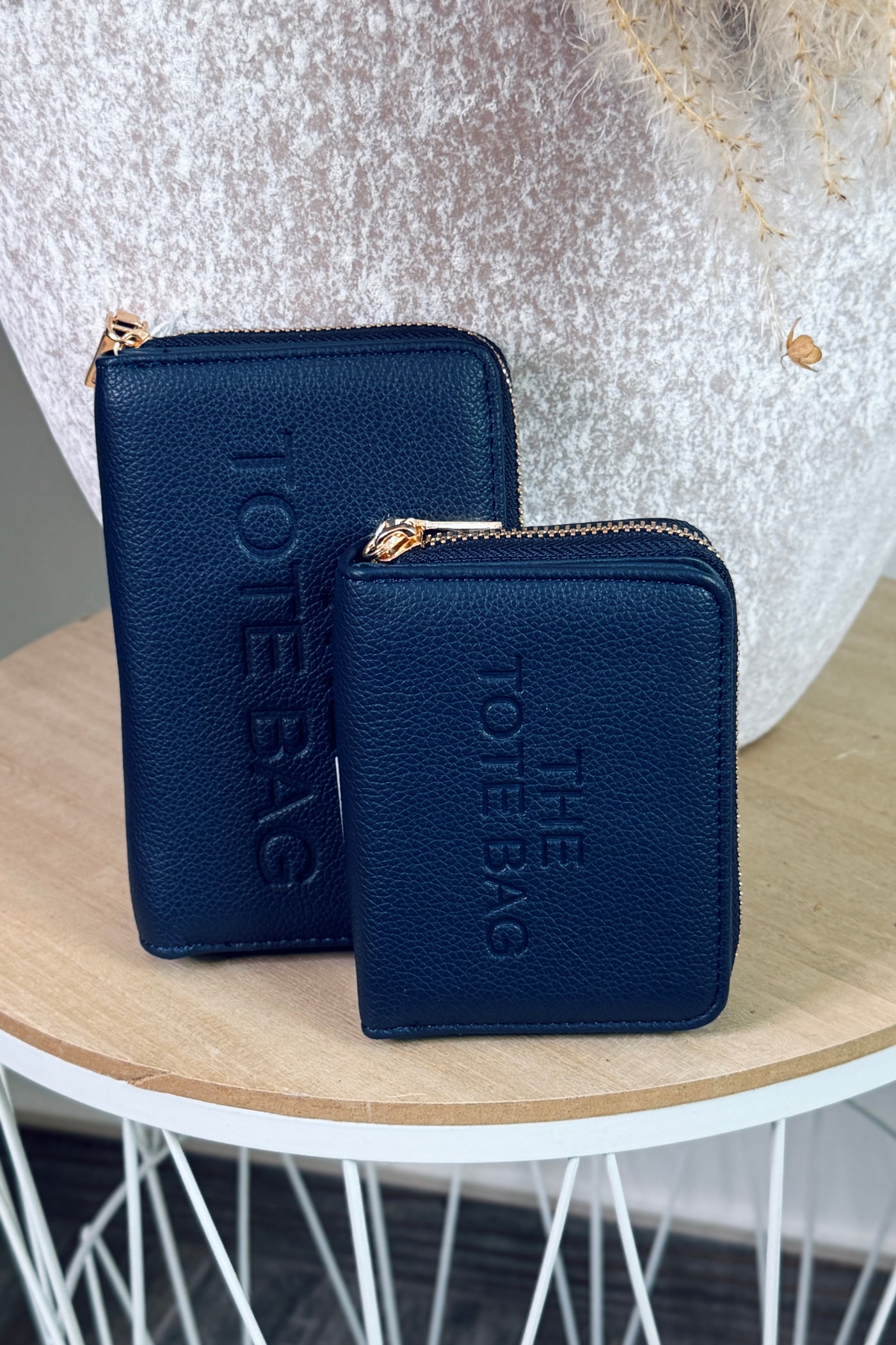 Portefeuille Tote Bag Petit Modèle Bleu Marine (15266174435653) (15266153365829) (15266111619397)