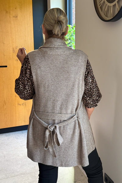 Gilet Sans Manches CarKatia Taupe Carmakoma (15353836405061)