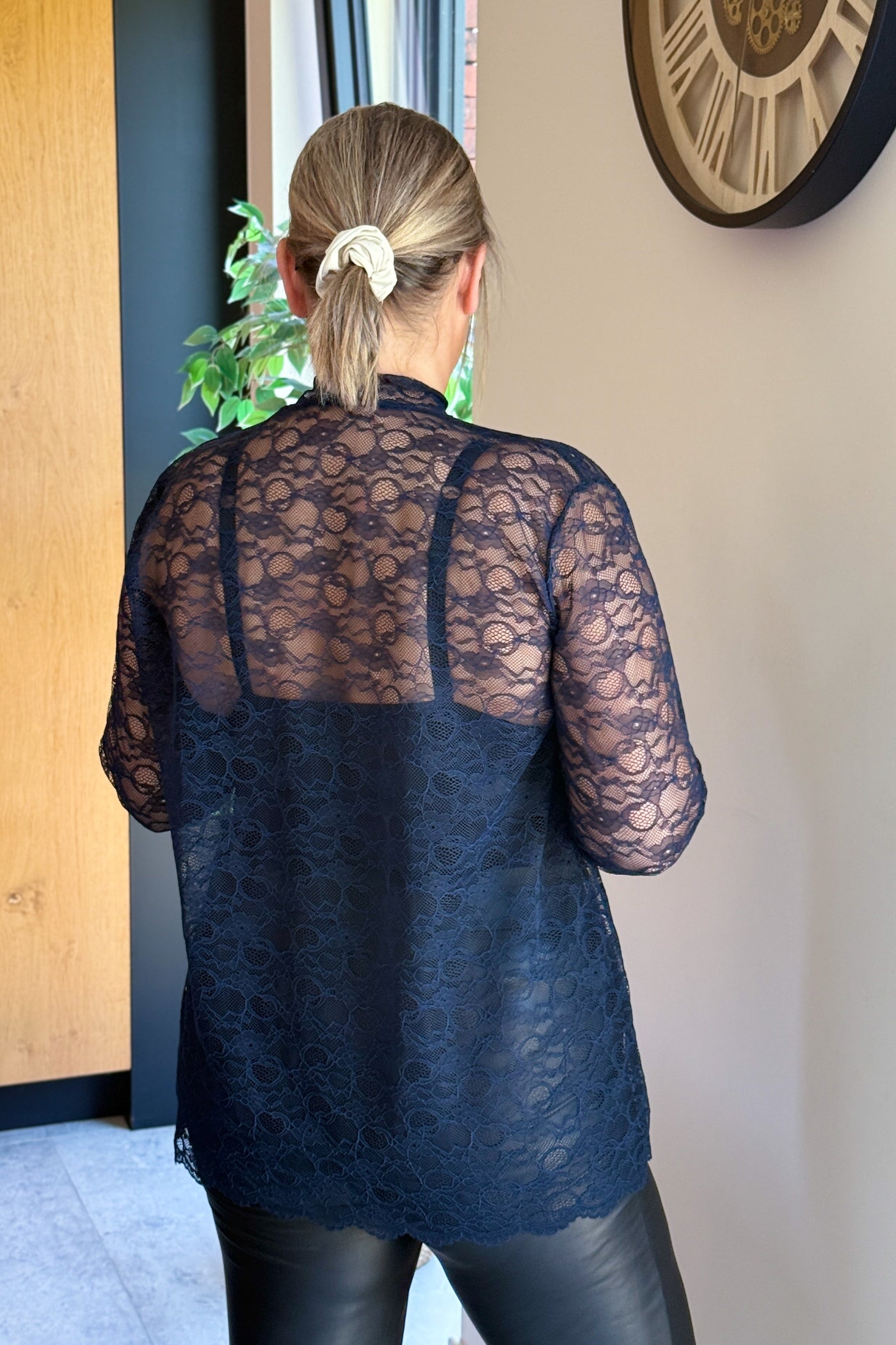 Top Dentelle Lilou Bleu Marine GT