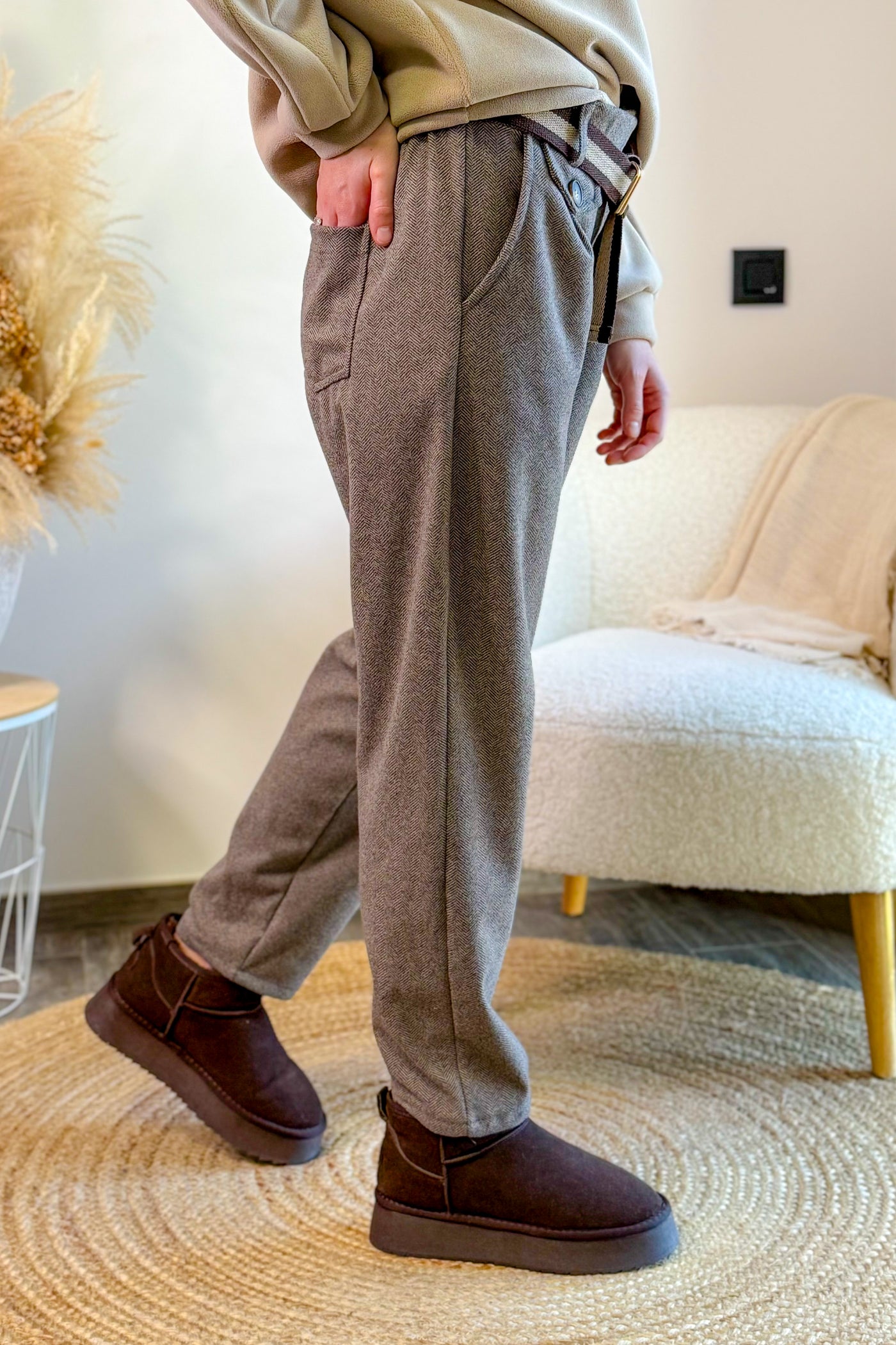 Pantalon Jogg Sylvine Taupe