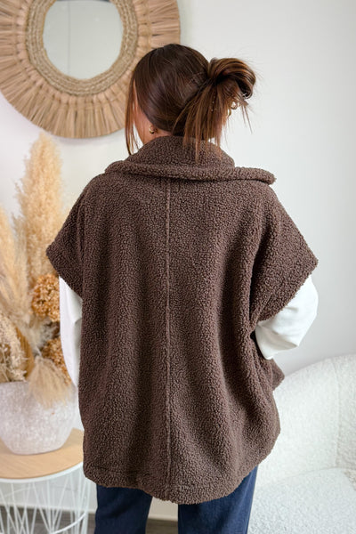 Gilet Teddy Oversize Tiny Choco Garcia (15330026750277)